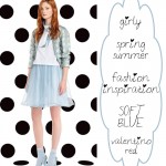 girly fashion inspiration Spring Summer soft blue