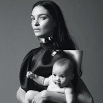 Givenchy Spring 2013 campaign Mariacarla Boscono with daughter