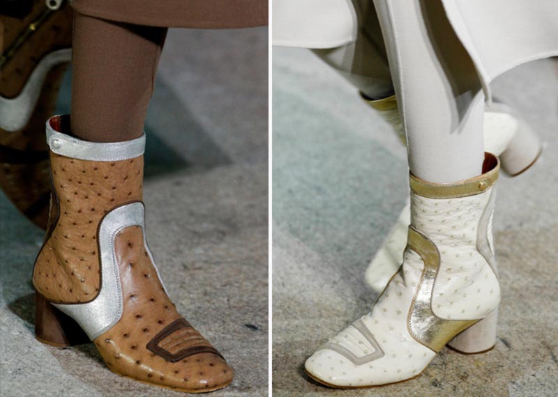 graphic retro leather booties Fall 2014 Marc Jacobs