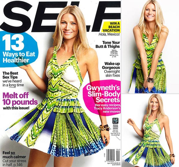 Gwyneth Paltrow covers Self magazine April 2013