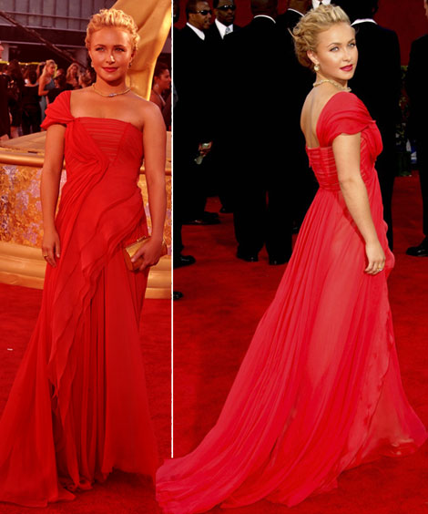 Hayden Panettiere 2009 Emmy Awards J Mendel dress