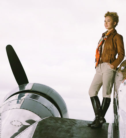 Hayden Panettiere Amelia Earhart American Icons Glamour