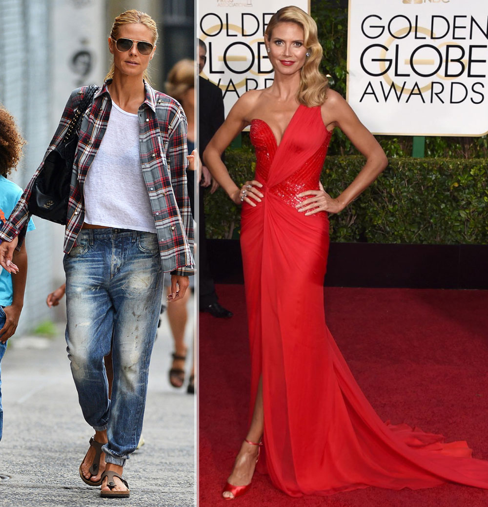 Heidi Klum outfits on and off the Red Carpet