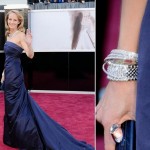 Helen Hunt HM dress jewelry 2013 Oscars