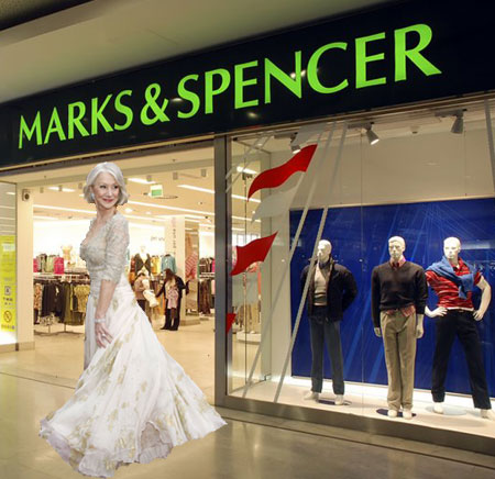 Helen Mirren Is A Marks & Spencer Designer?