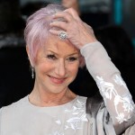 Helen Mirren new pink hairdo 2013 BAFTA Awards