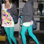 Helena Christensen Colorful disguise