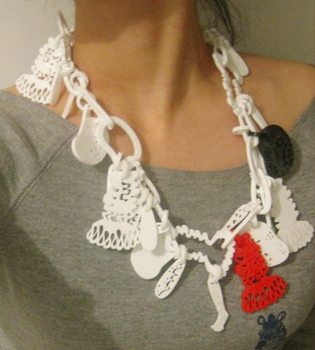 Hello Puppet Jewelry Niza Huang White Necklace