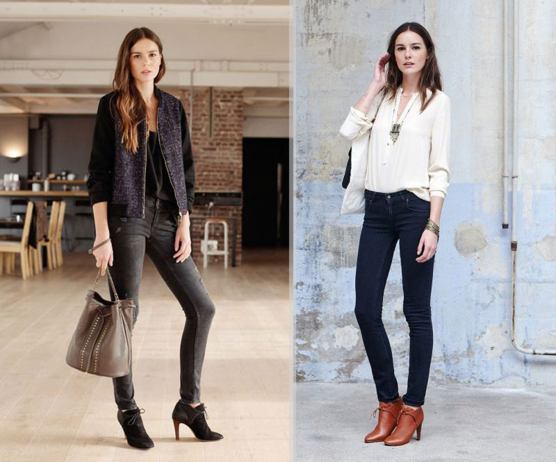 how to wear ankle boots Sezane Hunters