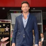 Hugh Jackman Hollywood Fame star blue suit