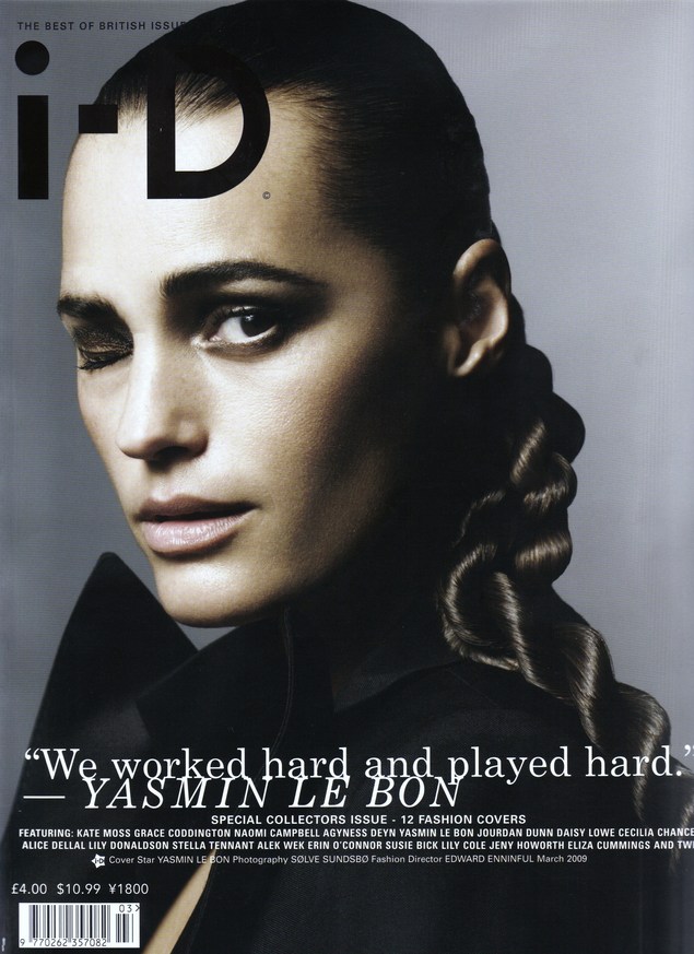 I-D Magazine March 09 Yasmin Le Bon cover