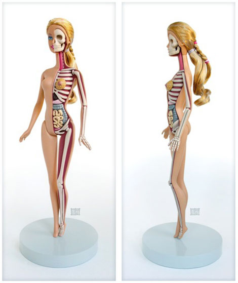 inside Barbie doll