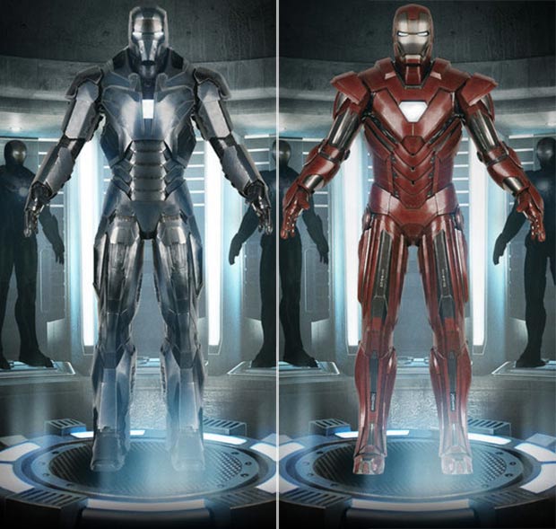 Iron Man suits armory