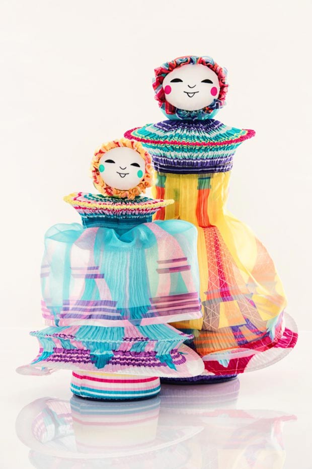Issey Miyake dolls for Unicef