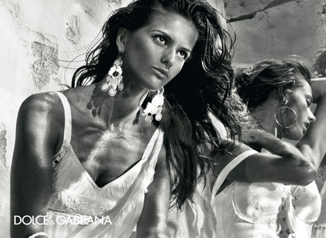 Izabel Goulart And Alessandra Ambrosio Dolce & Gabbana Summer 2011 Ad Campaign