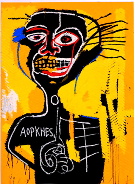 Jean Michel Basquiat painting