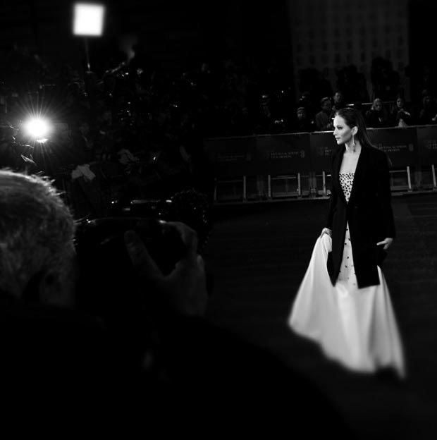 Jennifer Lawrence 2013 BAFTA Awards Red Carpet