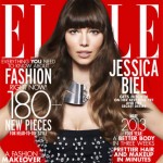 Jessica Biel Elle January 2013 cover