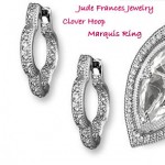 Jude Frances jewelry Marquis ring Clover hoop