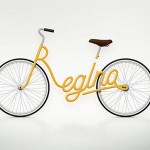 Jury Zaech Typography bike yellow