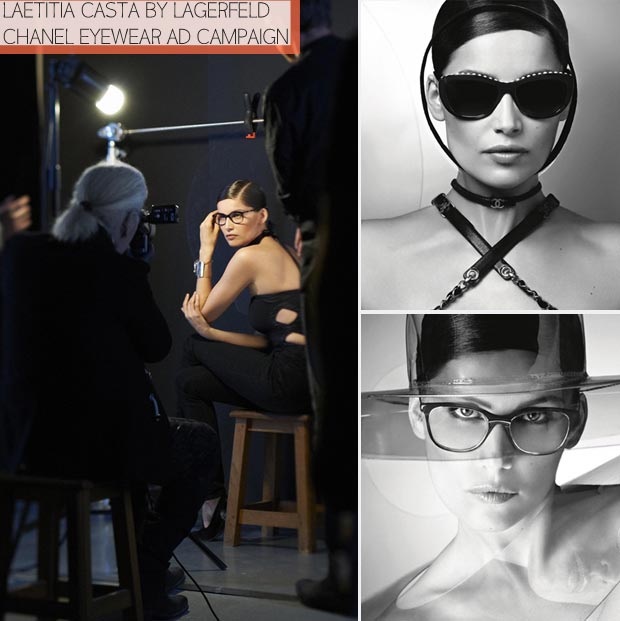 Karl Lagerfeld Chanel eyewear 2013 ad campaign