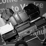 Karl Lagerfeld Goyard luggage