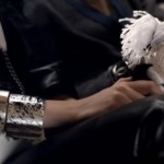 Karl Lagerfeld stuffed knitted doll