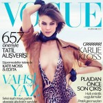 Karlie Kloss Vogue Turkey swimsuit cover