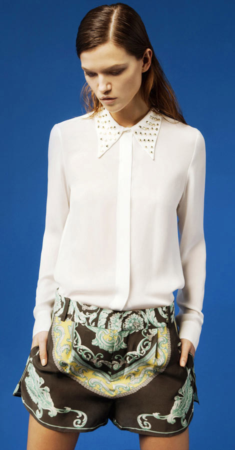 Party Skirt: Fringed Leather Mini Skirt From Zara