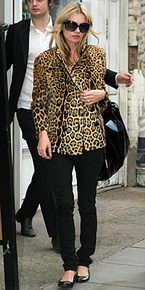 Kate Moss Leopard Print coat 2