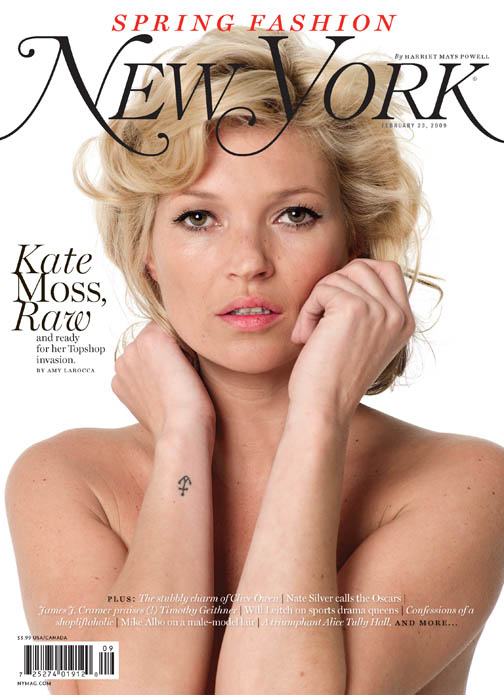 Kate Moss New York Magazine cover large
