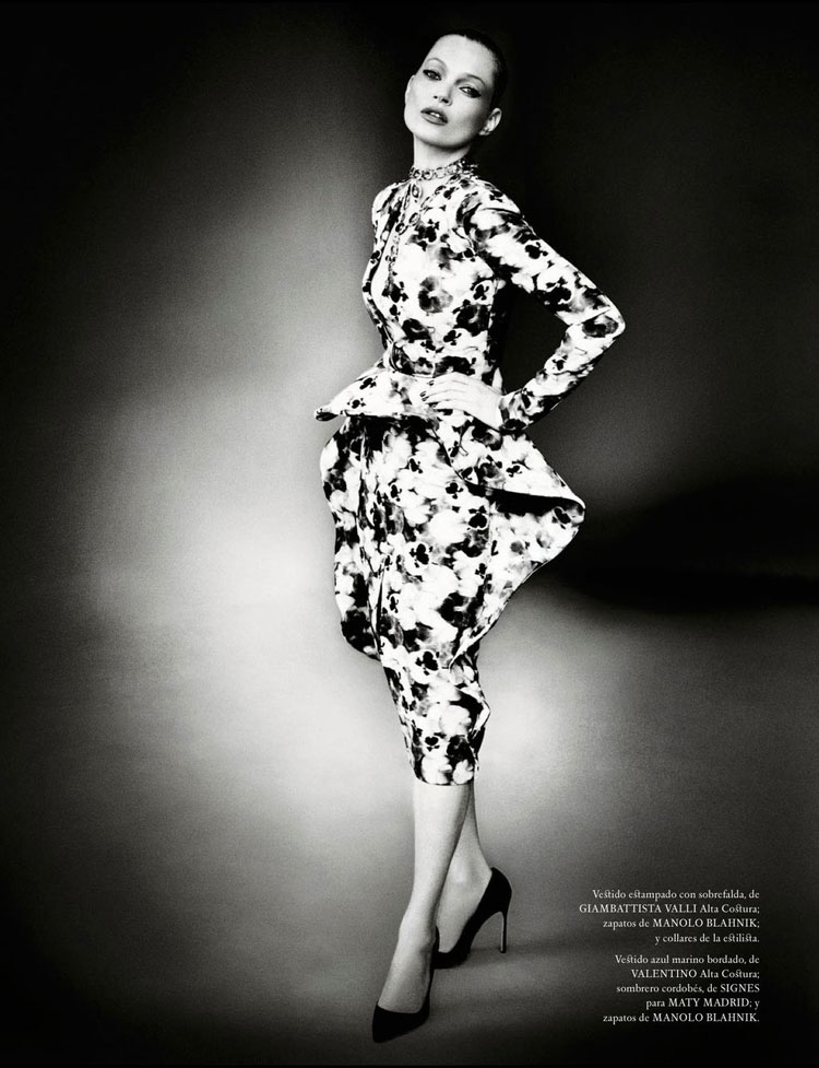 Kate Moss Vogue Spain Testino Giambattista Valli