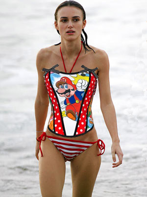 Keira Knightley Bikini and corset picture