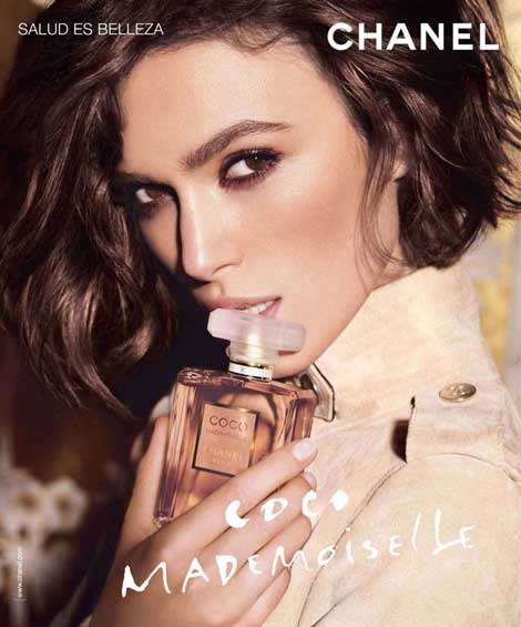 Keira Knightley Chanel Coco Mademoiselle ad campaign