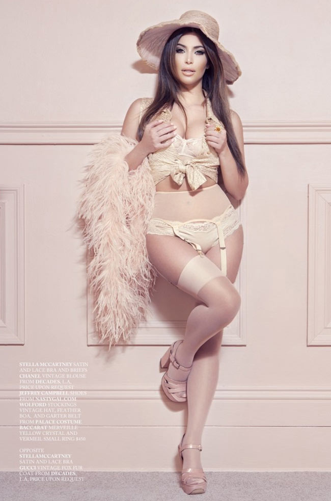 Kim Kardashian lingerie photo shoot