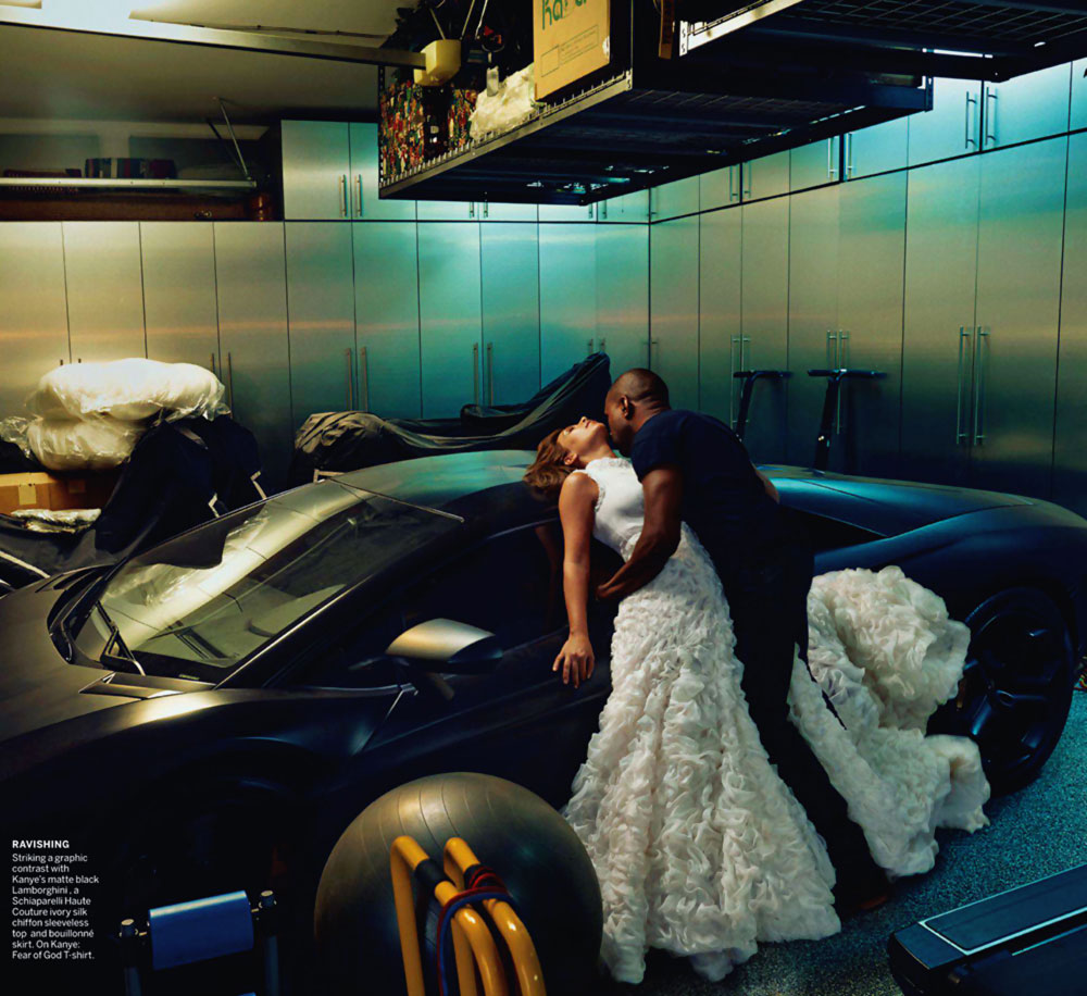 Kim Kardashian Schiaparelli Couture dress Vogue pictorial