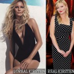 Kirsten Dunst L Oreal hair vs real hair