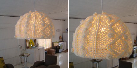 knitted lamp
