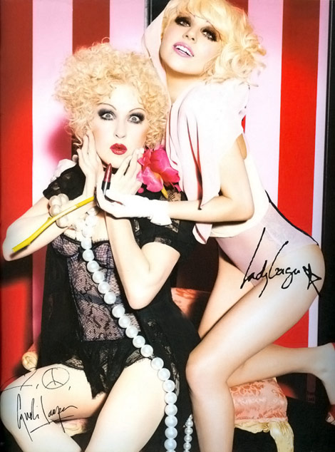 MAC Viva Glam Lady Gaga, Cindy Lauper Spring 2010 Campaign