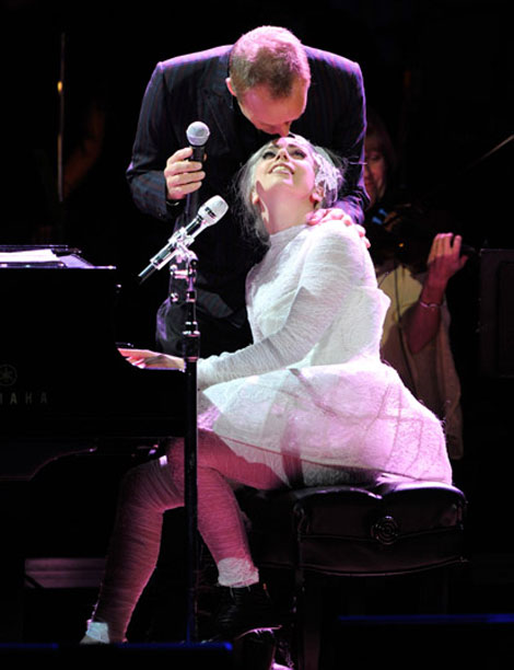 Lady Gaga Sting concert