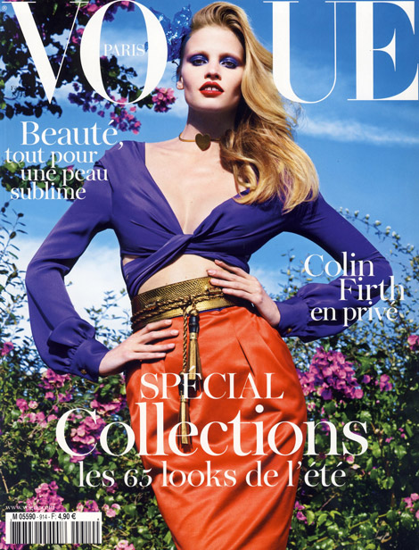 Lara Stone Vogue Paris February 2011 cover
