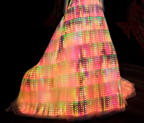 LED Swarovski dress