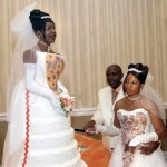 Lifesize bride wedding cake