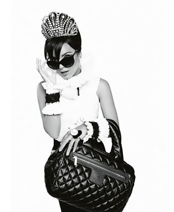Lily Allen Chanel Coco Cocoon bags ad campaign