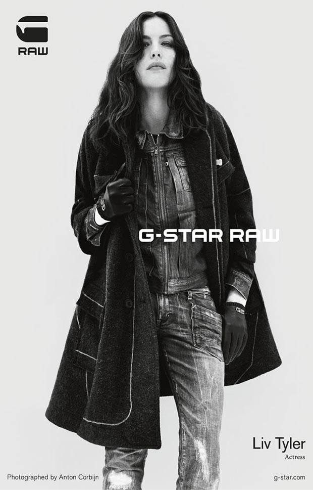 Liv Tyler G Star raw denim ad campaign 1