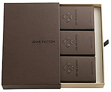 Louis Vuitton card deck set chocolate brown