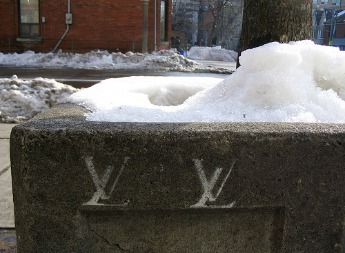 Louis Vuitton concrete tag