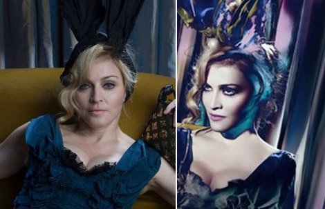 Madonna’s Louis Vuitton Ads Before And After