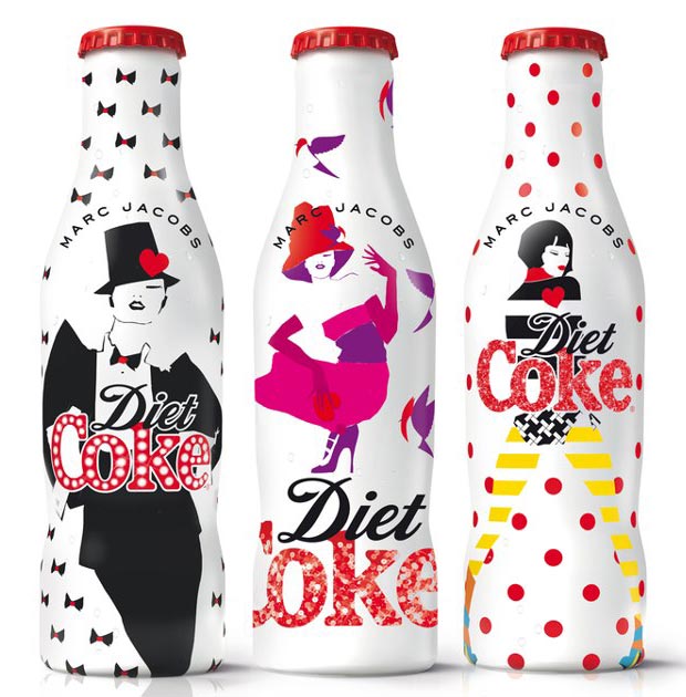 Marc Jacobs Diet Coke Anniversary bottles
