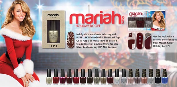 Mariah Carey OPI Holiday Nail Polish collection